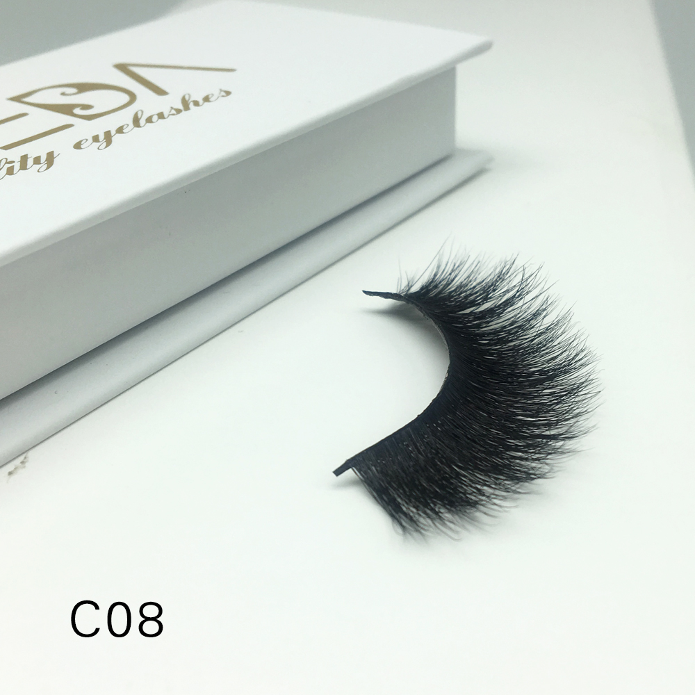 100% handmade 3d mink fur eyelashes YP62